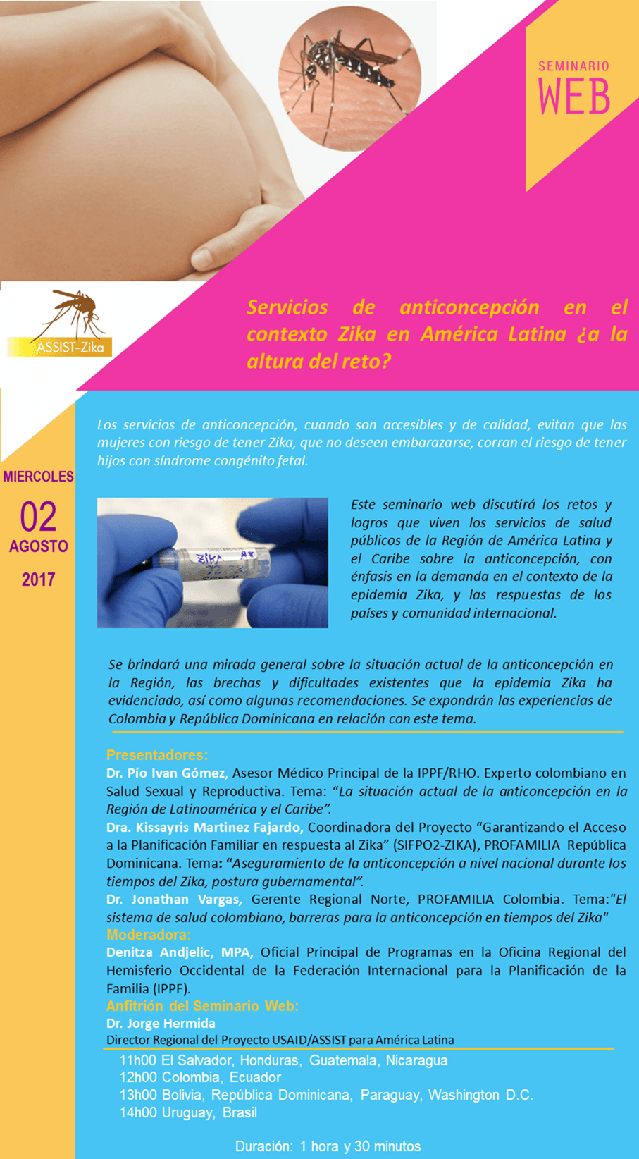 Seminario Web: Servicios de anticoncepción en el contexto Zika en América Latina ¿a la altura del reto?