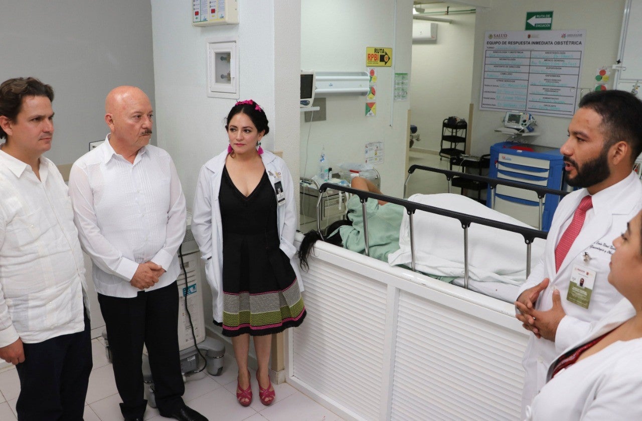 Los representantes del directorio del BID visitan el Hospital de la Mujer de San Cristóbal de las Casas